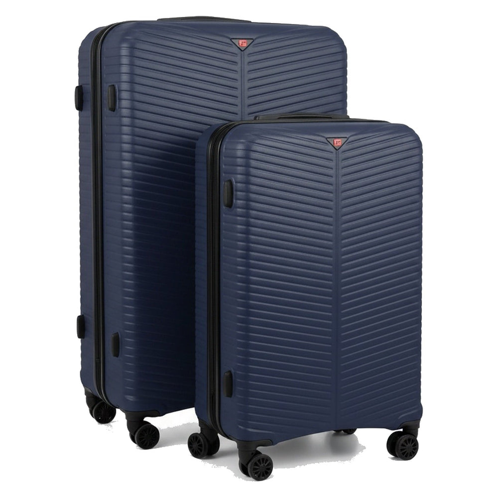 Navy 2 piece suitcase set