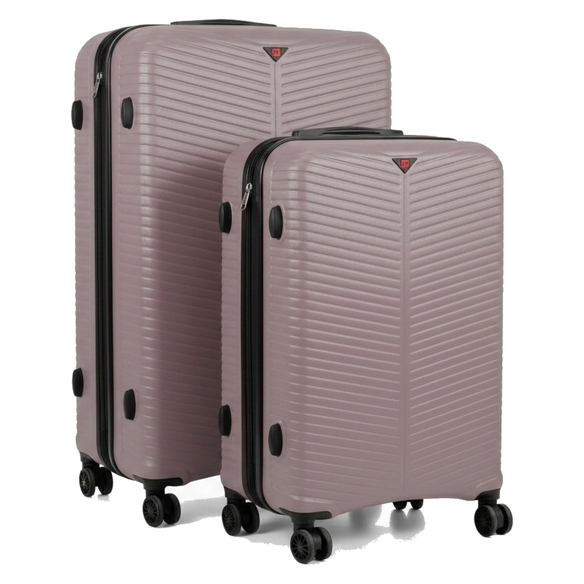 Plum 2 piece suitcase set
