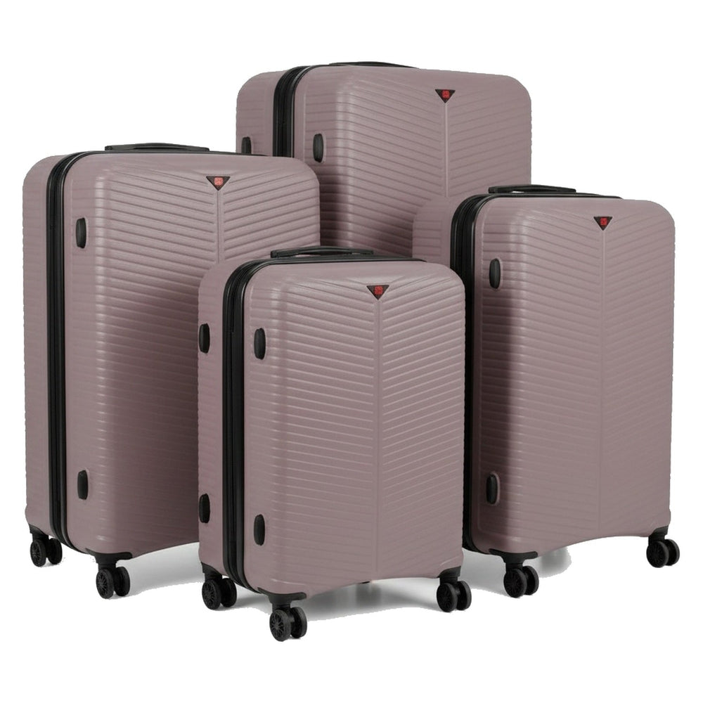 Plum 4 piece suitcase set