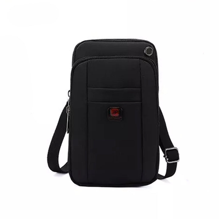 Multi-Pocket Everyday Essential cards coins bag, in black