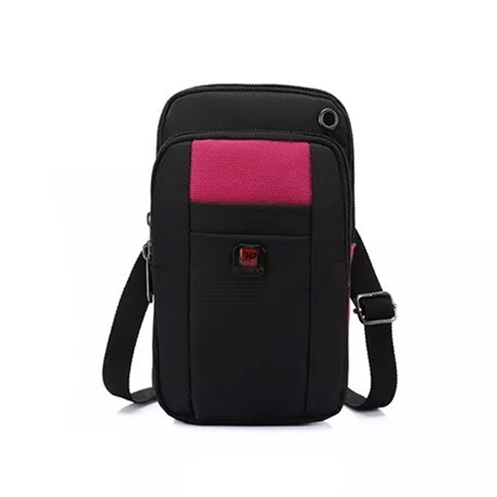 Multi-Pocket Everyday Essential cards coins bag, in pink