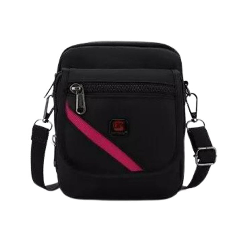 Slimline Urban Shoulder Bag with Detachable Strap, in pink