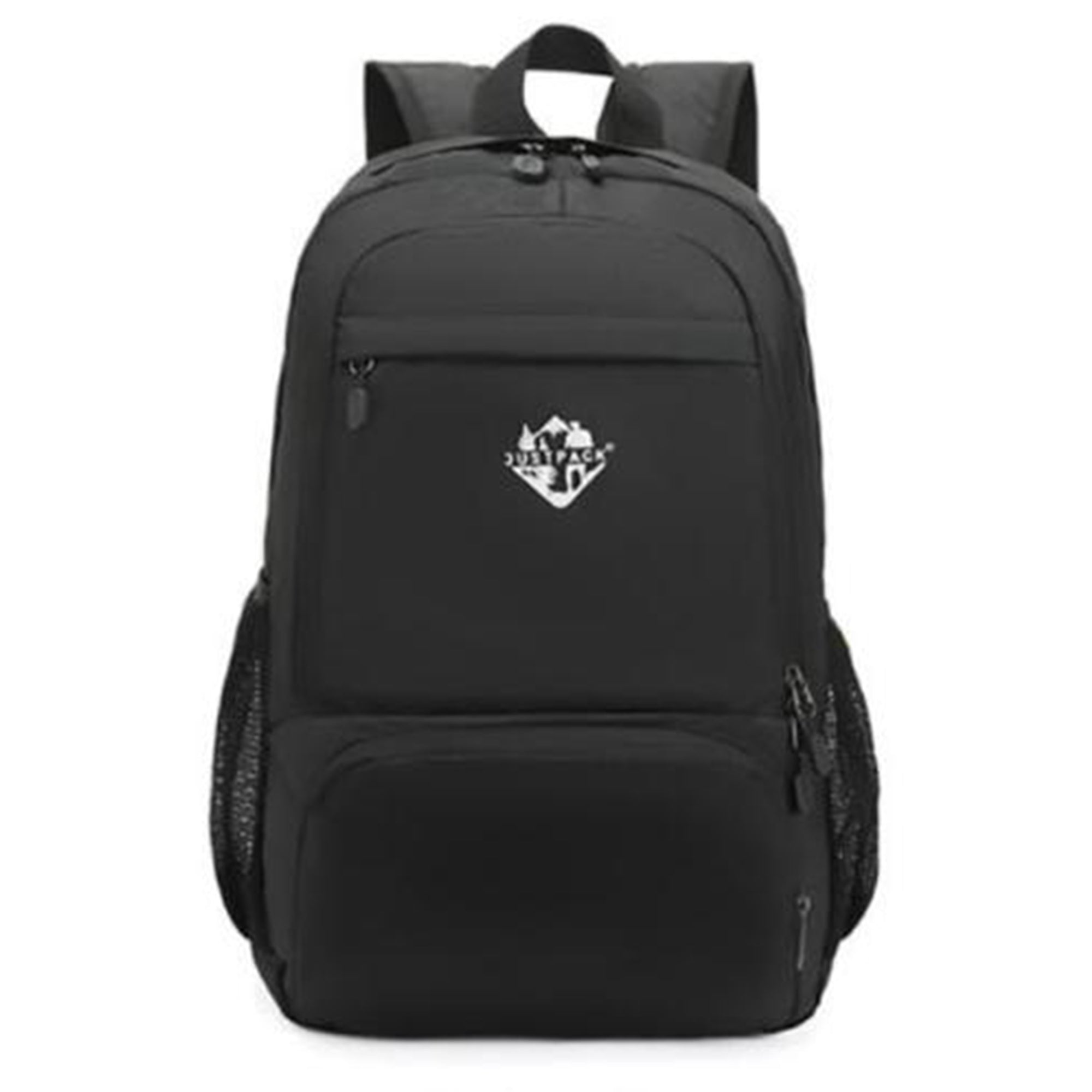 JustPack Compact Travel Backpack, in black