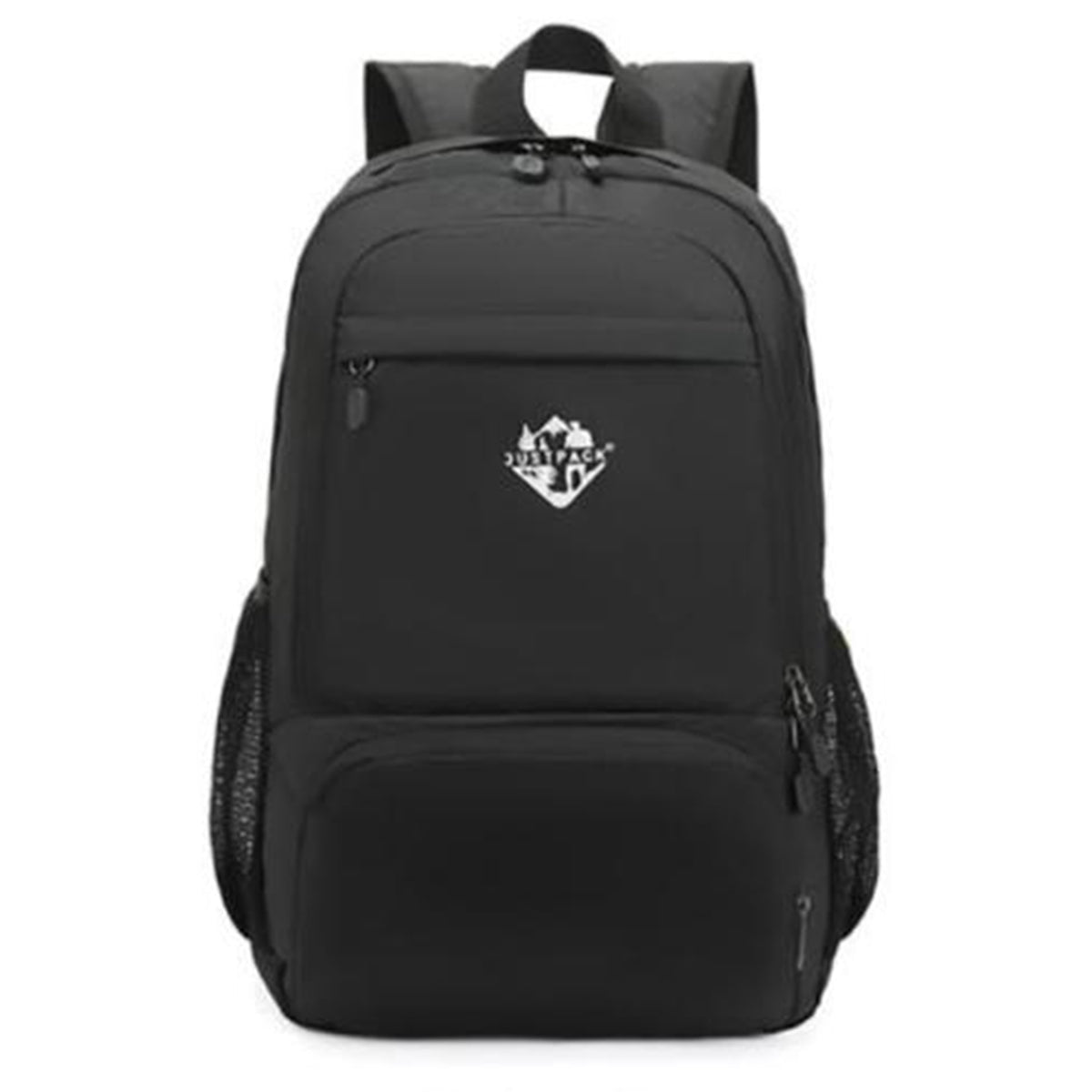 JustPack Compact Travel Backpack, in black