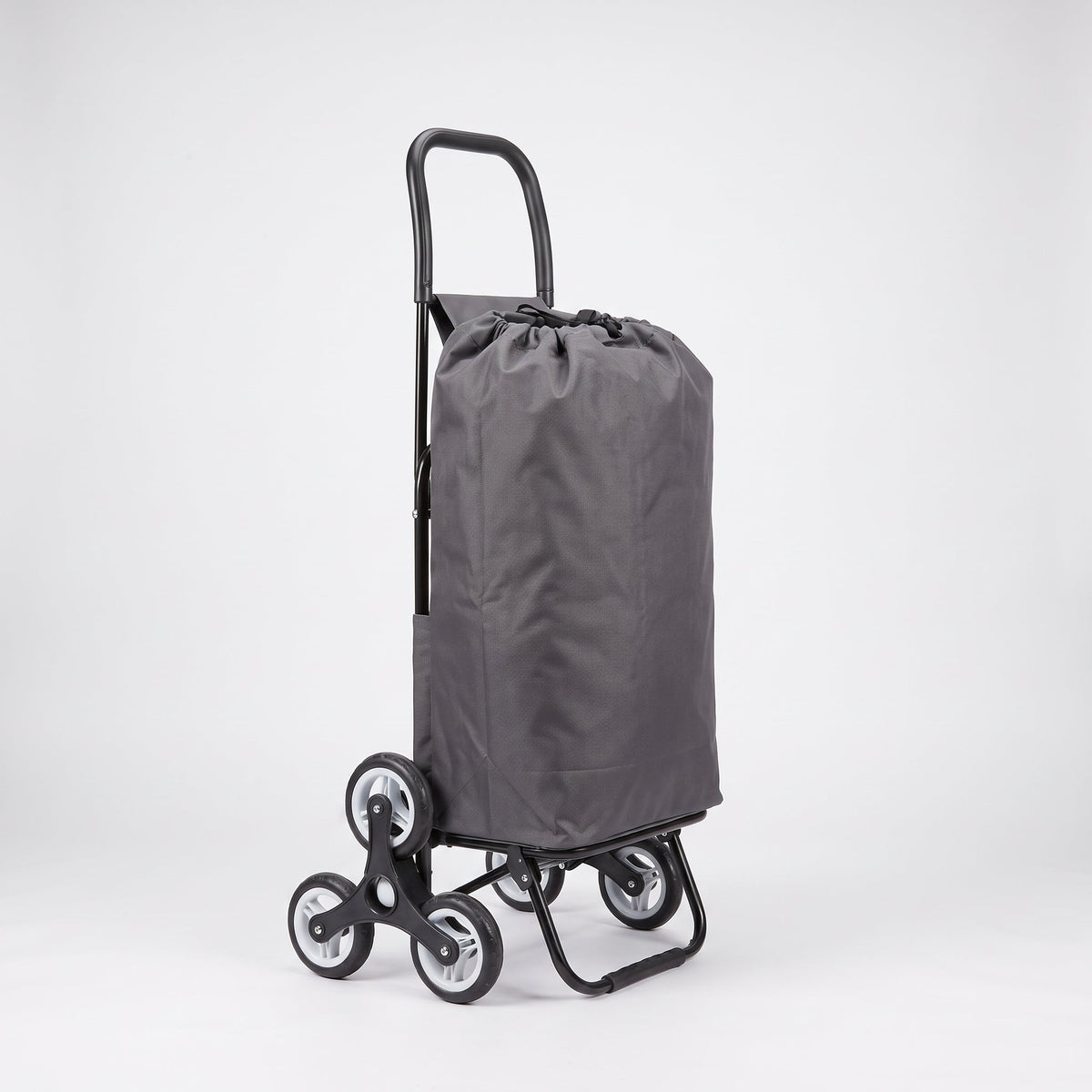 Ezzyrol 74L 6-Wheel Stair-Climber Shopping Trolley, in grey