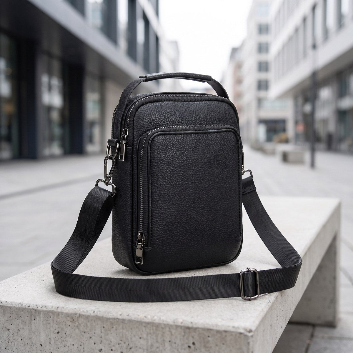 JUSTPACK Twofold crossbody bag, urban setting