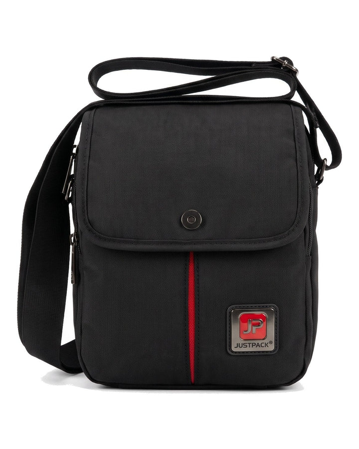 JUSTPACK Stripe flap-over crossbody bag, main view