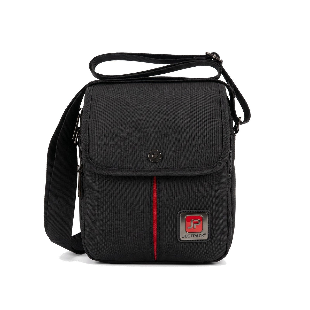 JUSTPACK Stripe flap-over crossbody bag, main view