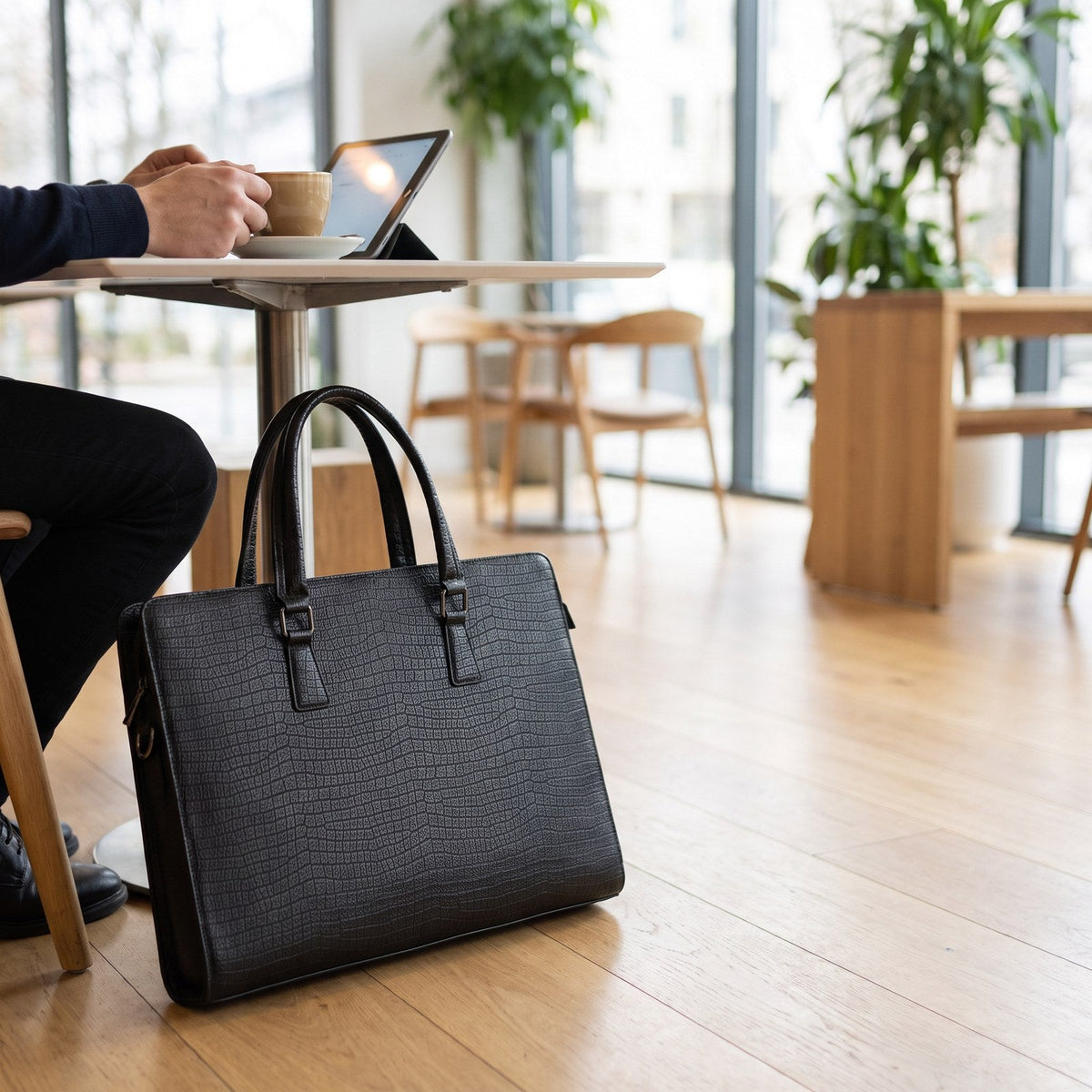 JUSTPACK Basalt briefcase, caf meeting