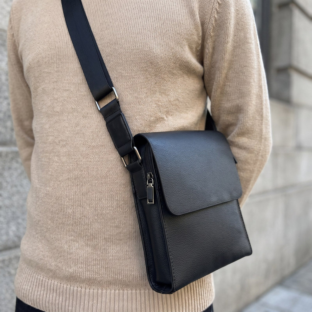 JUSTPACK Fold flap-over crossbody bag, worn crossbody
