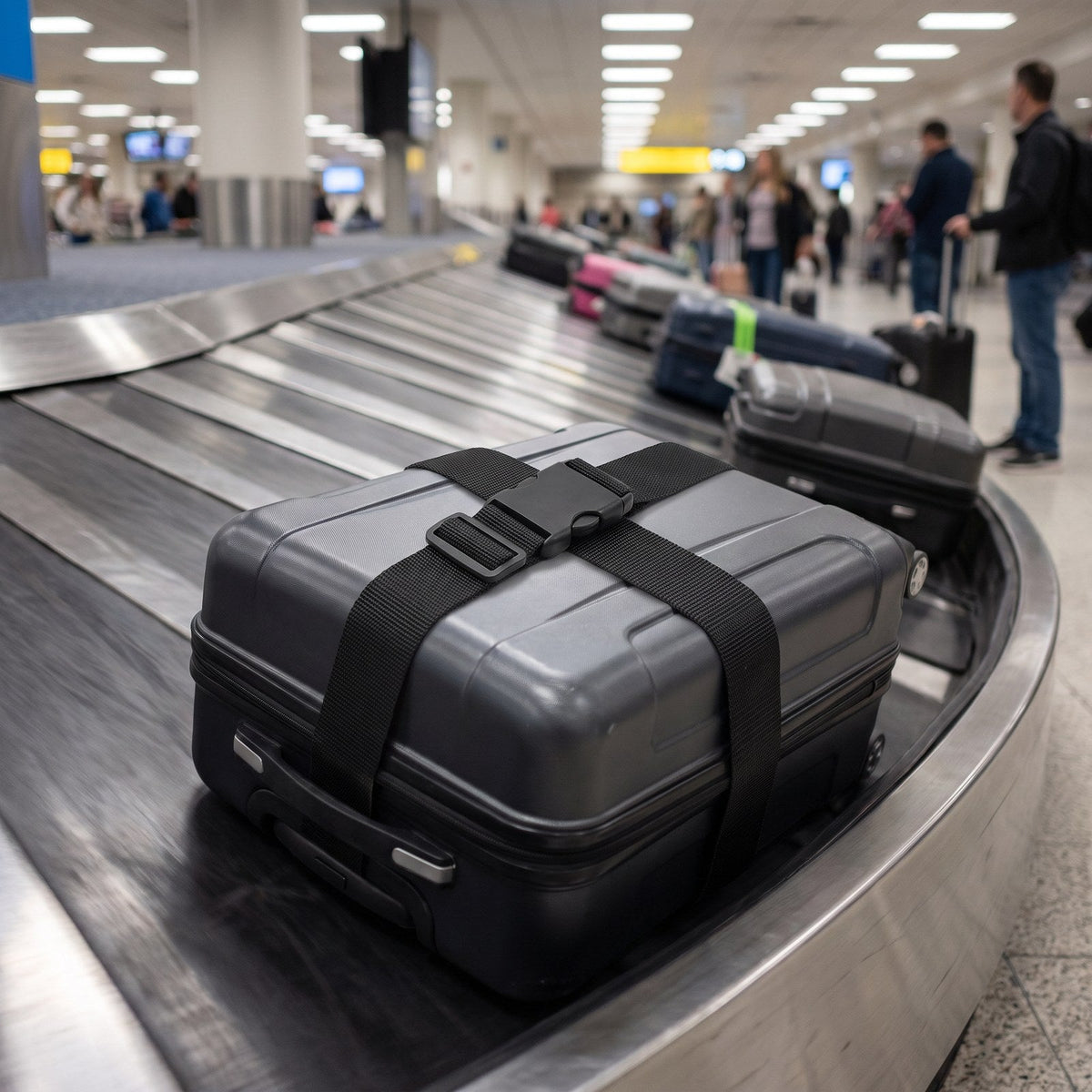 JUSTPACK Band luggage strap, baggage carousel