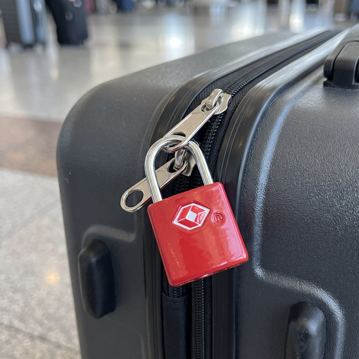 JUSTPACK Warden TSA keyed travel padlocks (2-pack), securing suitcase zippers