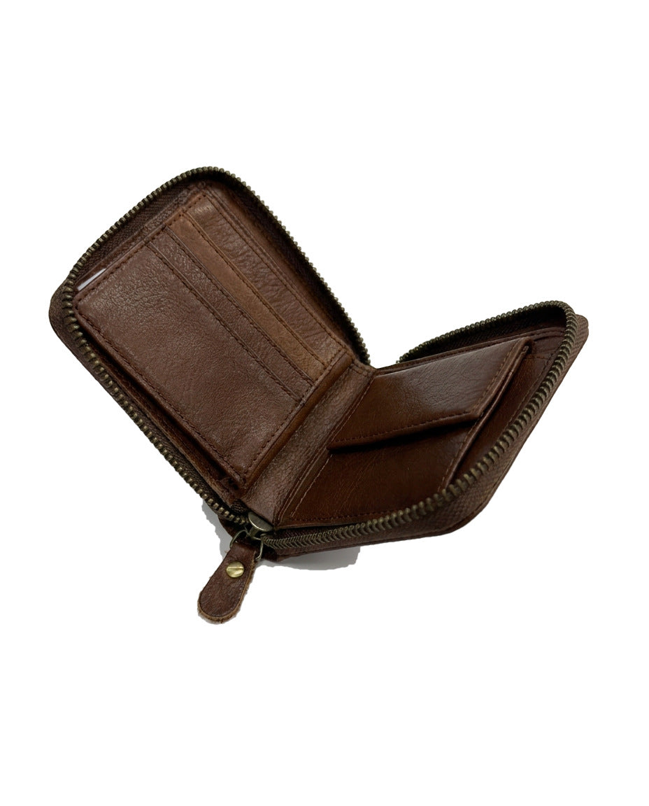 Half unzipped three quarter