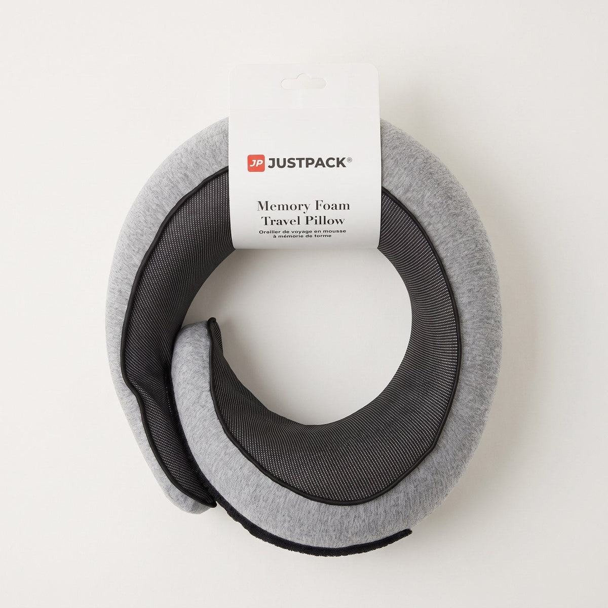 JUSTPACK Doze travel neck pillow, top down view