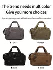 The Grant canvas holdall shown in its four colourways: grey, green, black and beige