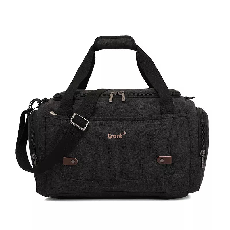 Under Seat Holdall Cabin Bag for Convenient Travel, in black ash