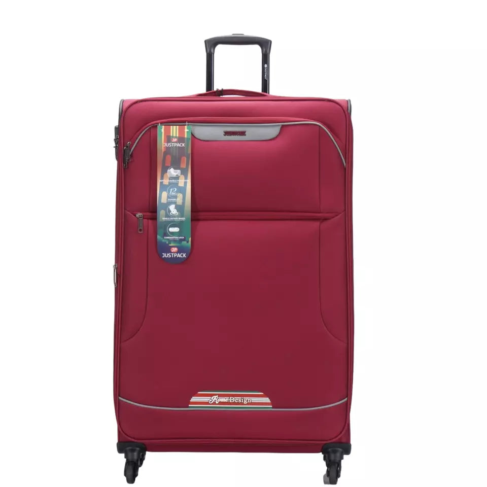 Justpack BL78 Soft Shell Suitcase, Cabin to Extra Large