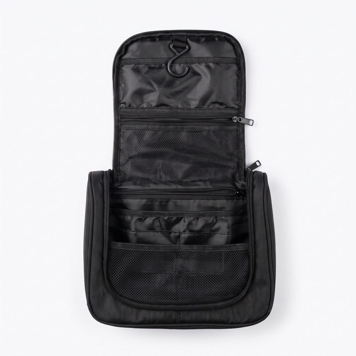 JUSTPACK Hook hanging toiletry bag, full interior unfolded