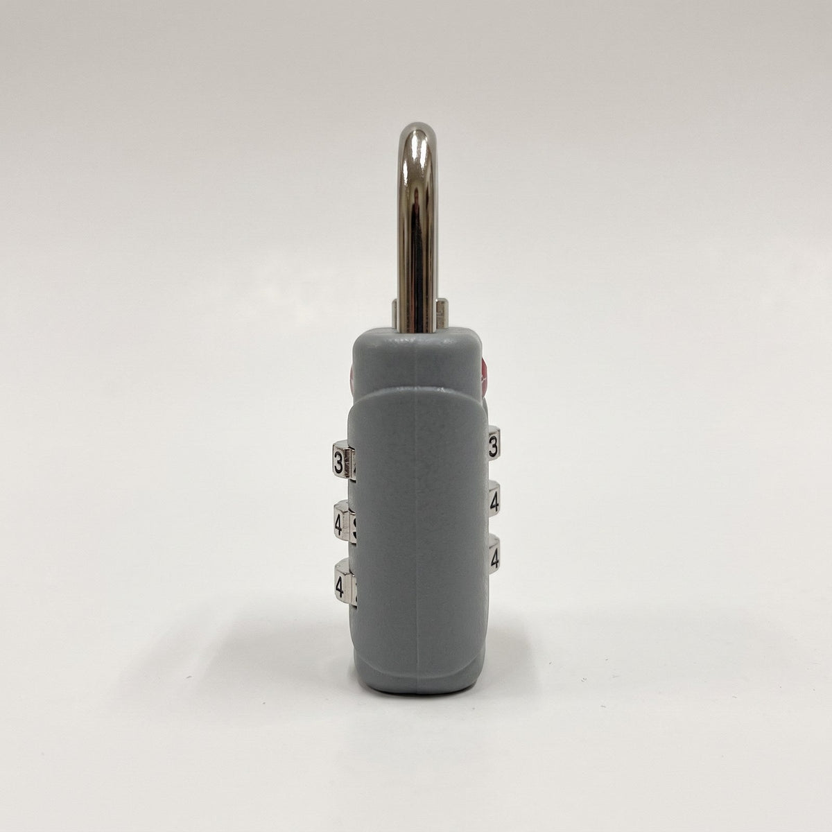 JUSTPACK Dial TSA combination padlock, side profile