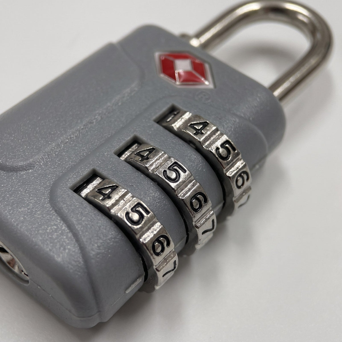 JUSTPACK Dial TSA combination padlock, detail combination dials