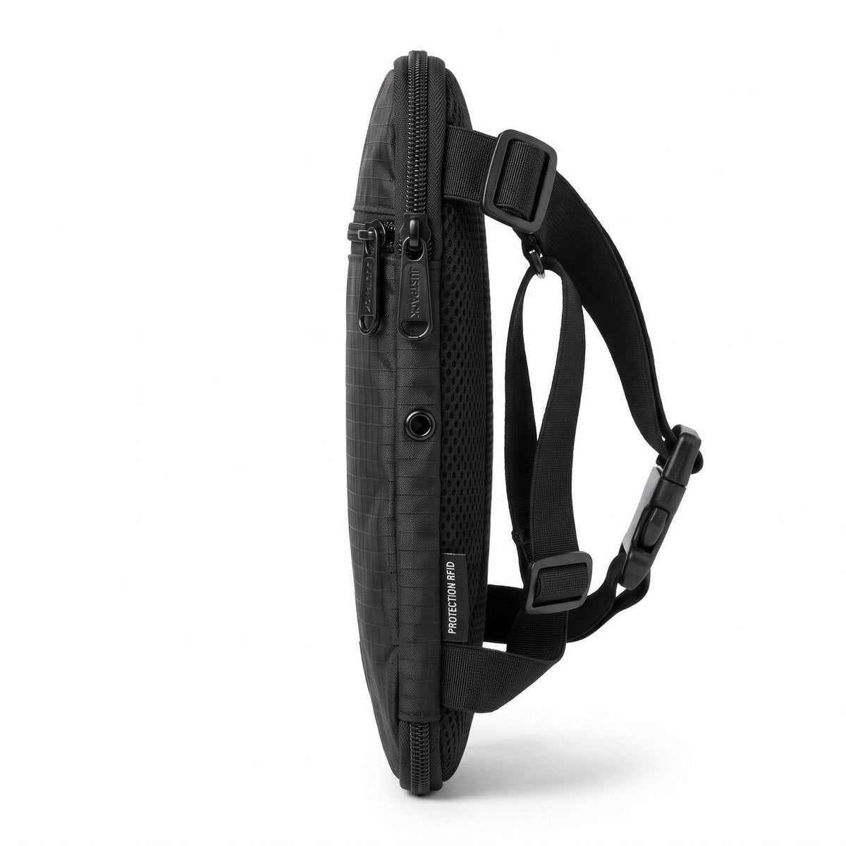 JUSTPACK Stash waist bag, side profile