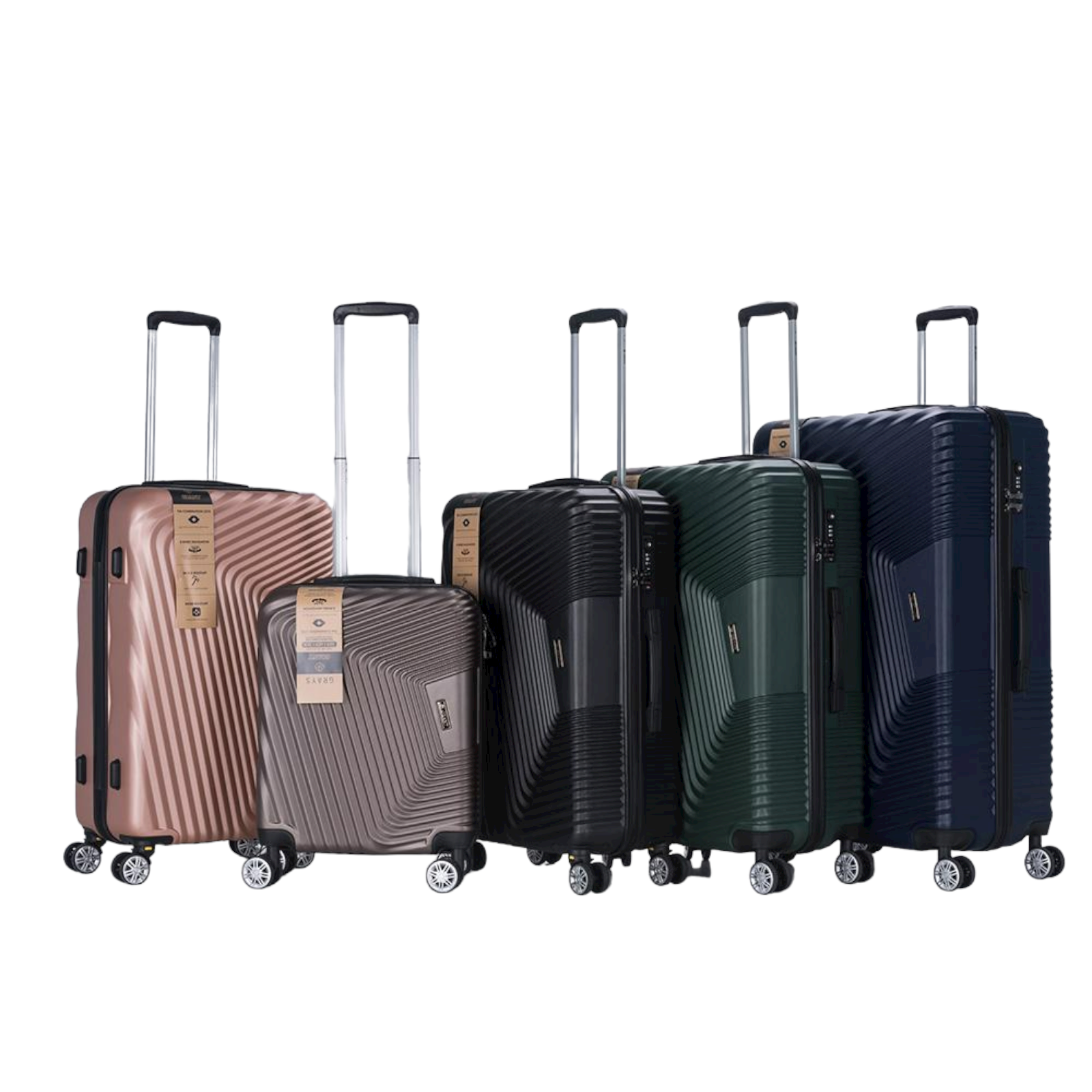 LIGHTWEIGHT LUGGAGE CABIN, CHECKED IN, HARD CASE 8883
